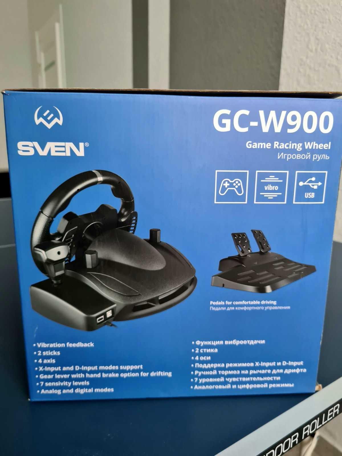 Ігровий руль Sven GC-W900