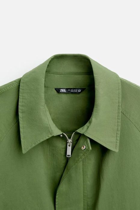 Куртка Zara Man XL Куртка з технологічної тканини з кишенями
