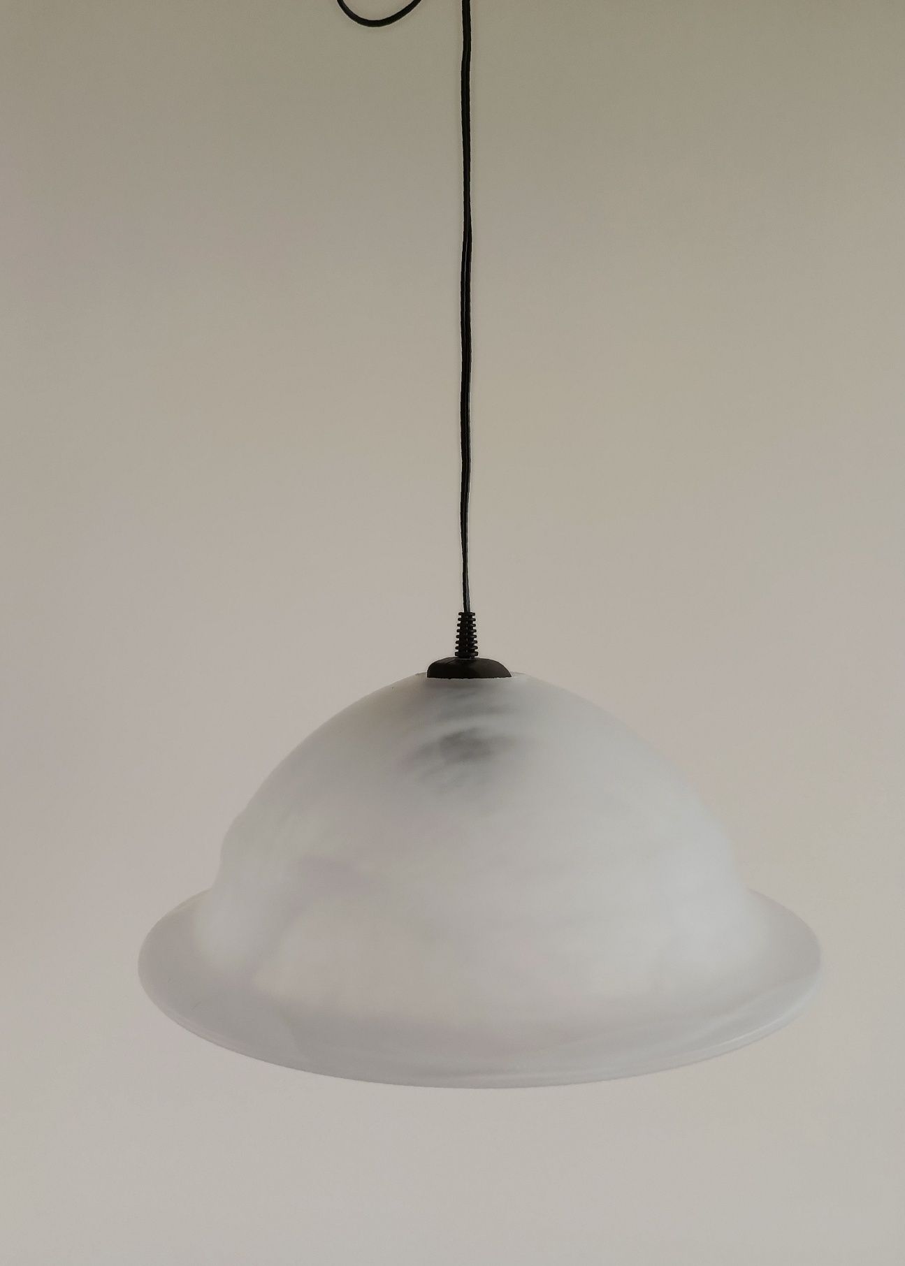 Szklany klosz do lampy wiszącej