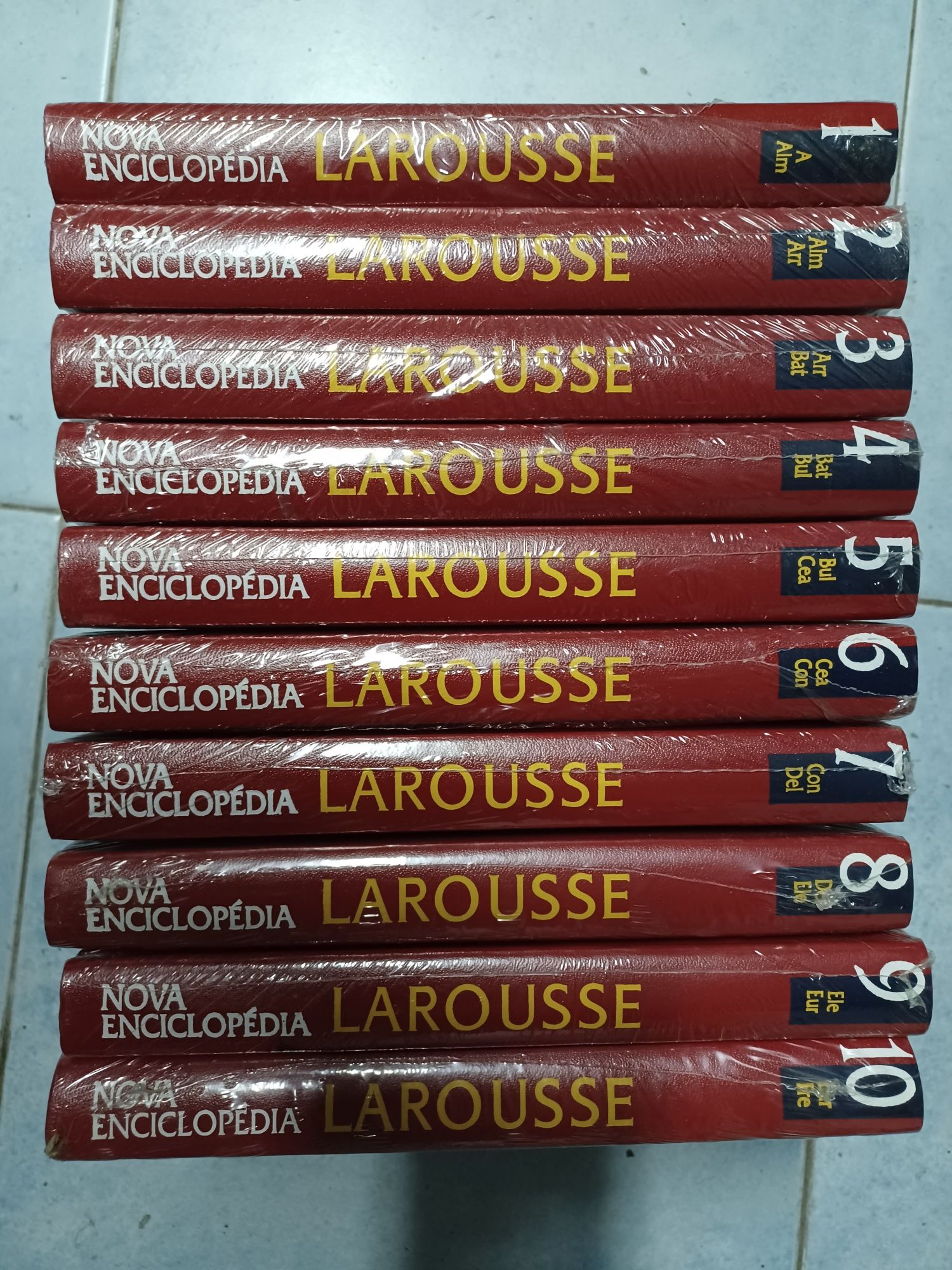 Enciclopédia Larousse 10 volumes