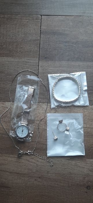 biżuteria arabska  zegarek, bransoletka,  kolczyki łańcuszek pierścień