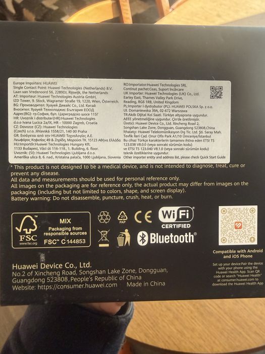 Smartwatch huawei watch 4 pro