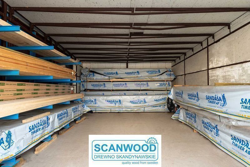 Drewno C24 konstrukcyjne na Dom 45x145 Skandynawskie suszone, strugane