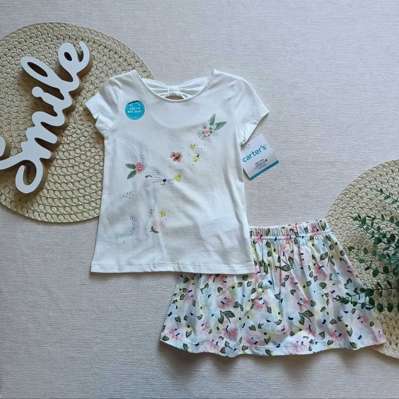 Футболка і спідничка в наборі Carters. Розм. 1,5-2 роки