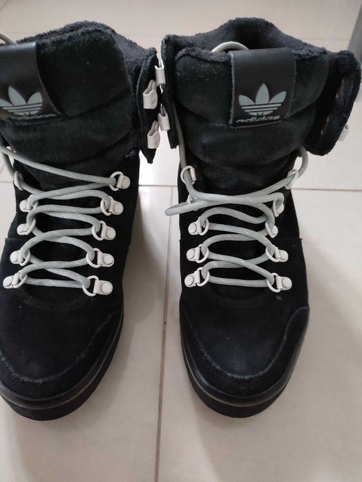 Adidas botki Honey Hill buty  ocieplane  skóra   roz37 1/3