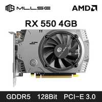 Новая.Видеокарта MLLSE AMD RX550 4GB gddr5 128Bit