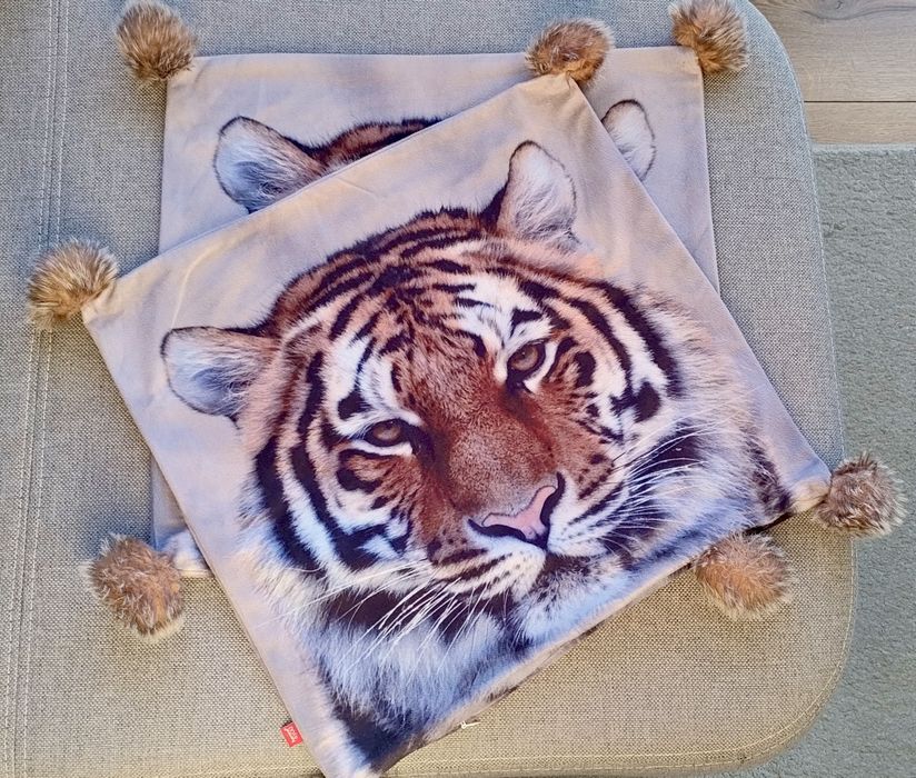 Poszewki dekoracyjne 2 szt. home&you Lew 3D