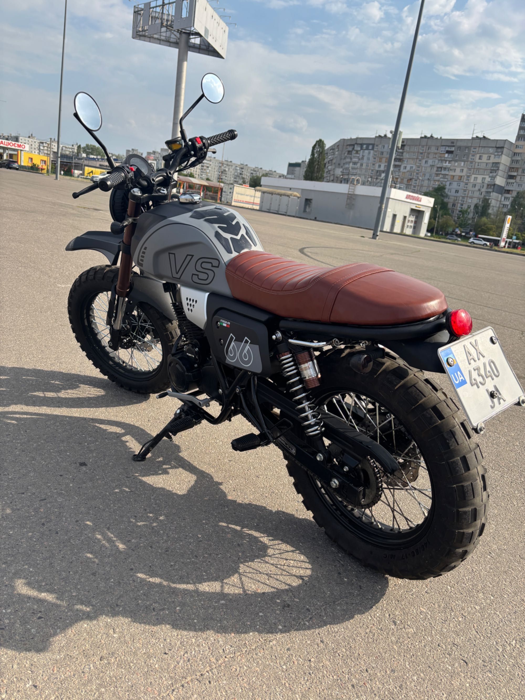 FORTE FT250-F6 Scrambler, до 20 Июля, 250 кубов, 2 ключа Как Новый