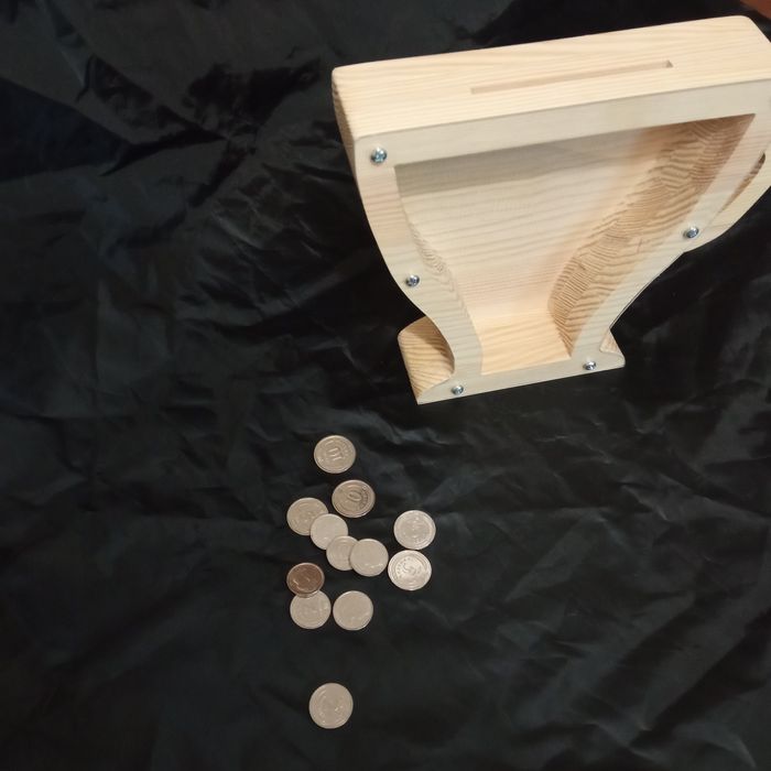 Копилка из дерева,,Чашка"для кафе , для дома или на подарок