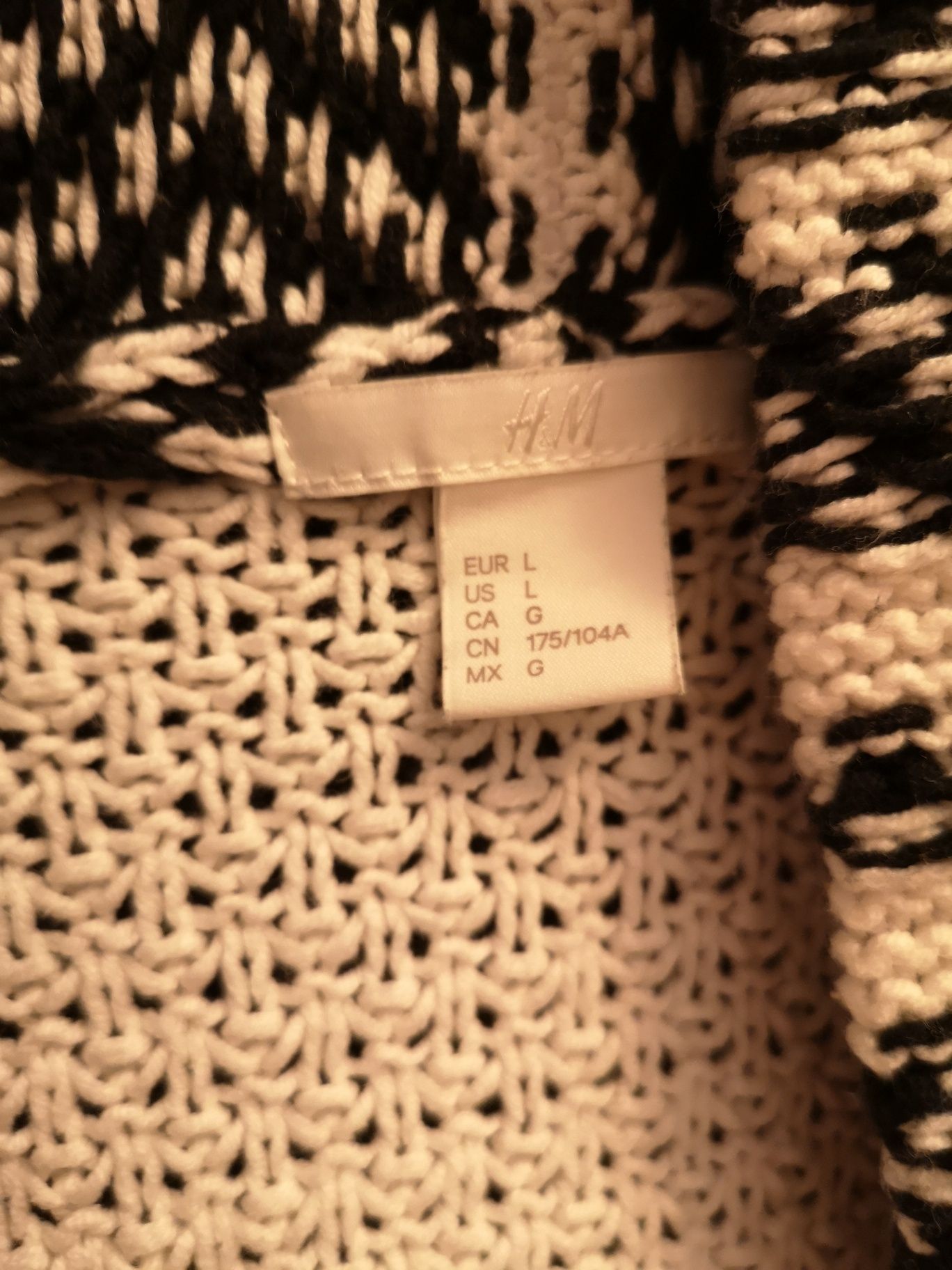 Sweter H&M rozmiar L 175/104A