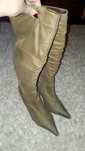 Botas cano alto, cor camel, tamanho 37