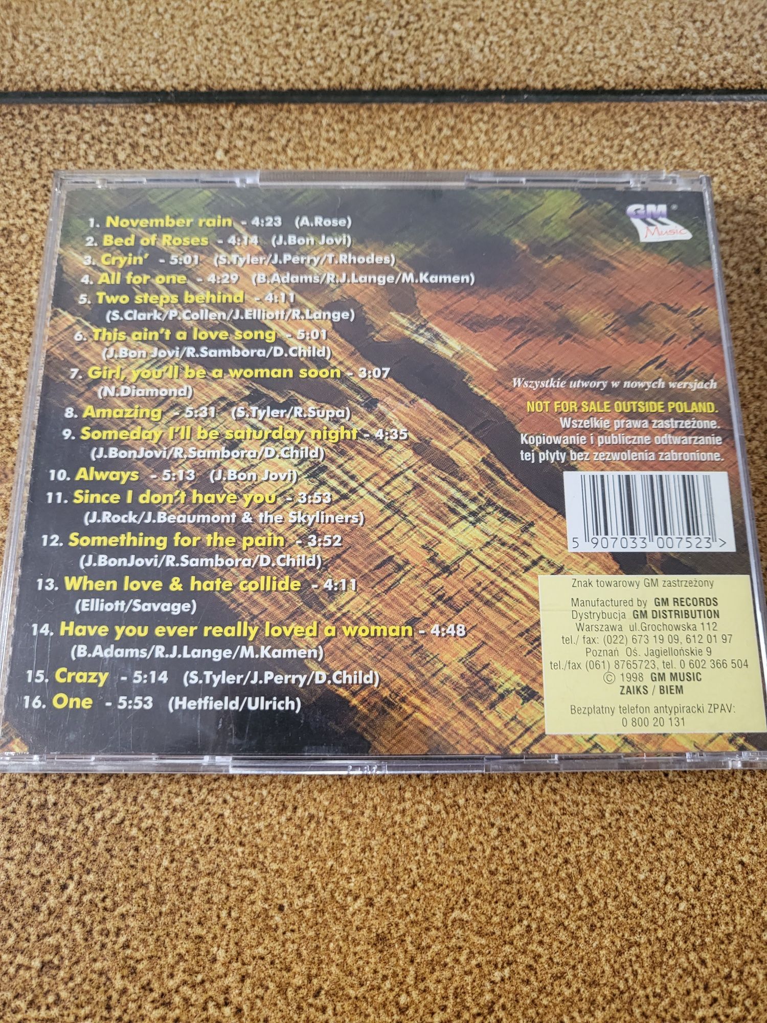 Metal ballads Soft & heavy płyta CD