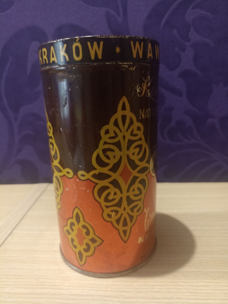 Stara puszka z czasów PRL-U, Kakao Naturalne, Wawel Kraków