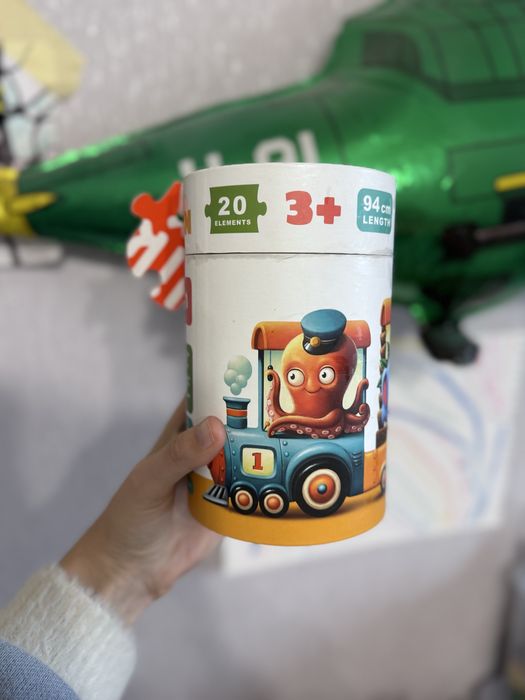 Складачка,  пазл Puzzlika Поїзд 20 елементів в ідеальному стані