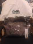 Torebka Karl Lagerfeld oryginalna skora natur. srebrna TK maxx 1200zl
