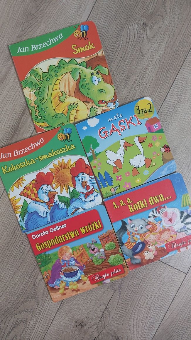 Książeczki bajki z twardymi kartami