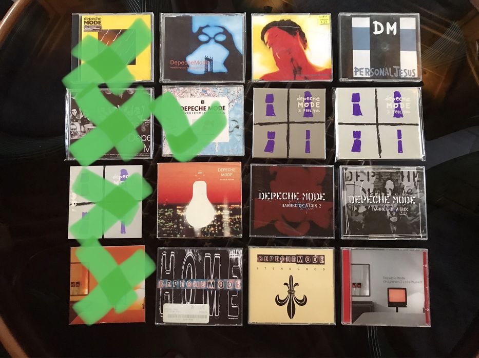 Depeche mode CD singles