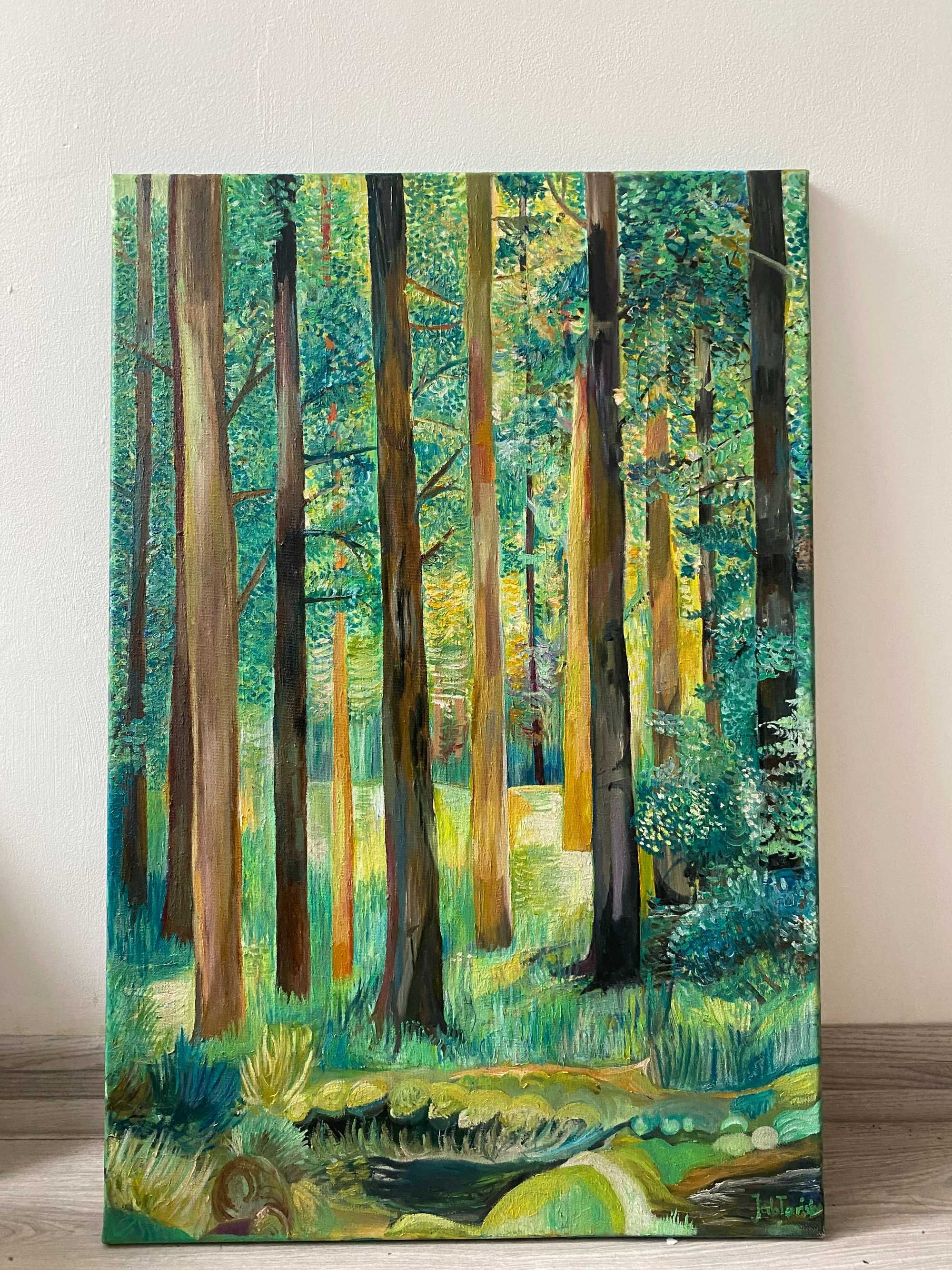 Obraz na płótnie, oleje 40 x 60 cm