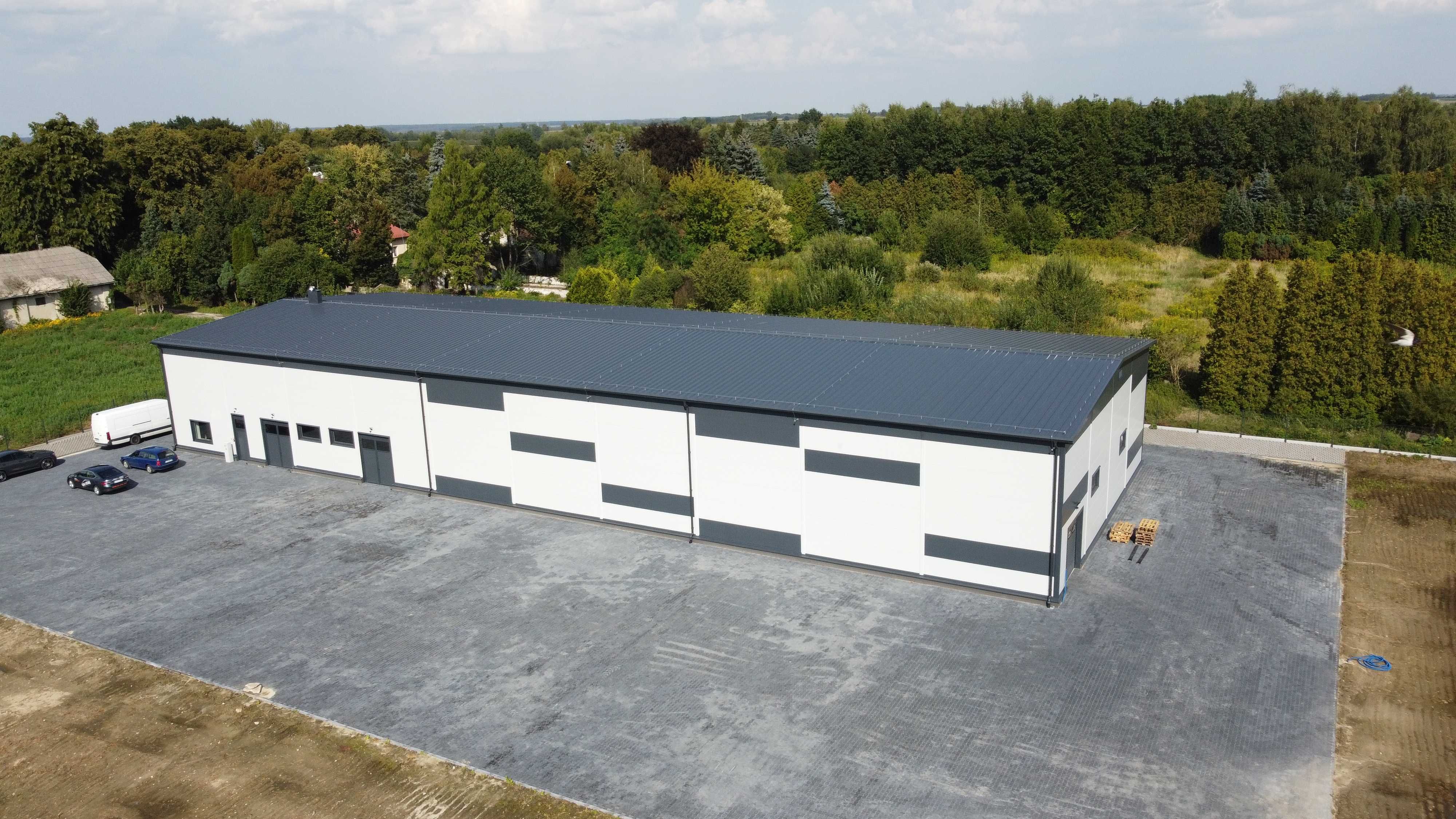 Hala magazynowa ocieplana Gaj-Stal 1331 m2 22x60,5x7,4