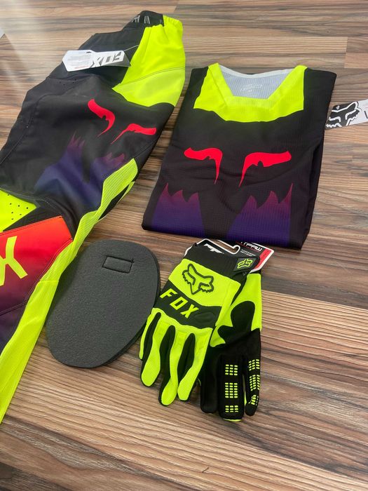 Strój FOX MX 180 (Flora Dark Shadow Fluo)(cross,quad,enduro,mtb,dh)