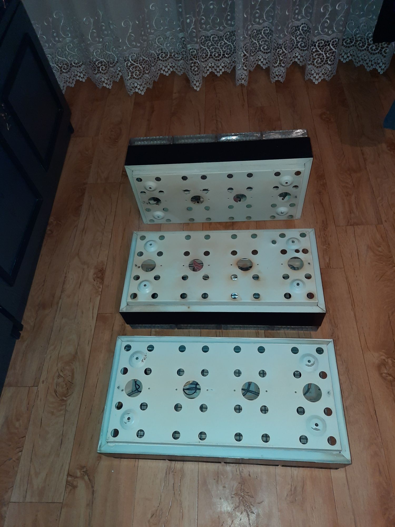 Retro lampy wiszace przsufitowe firmy NAPAKO z lat 60 tych
