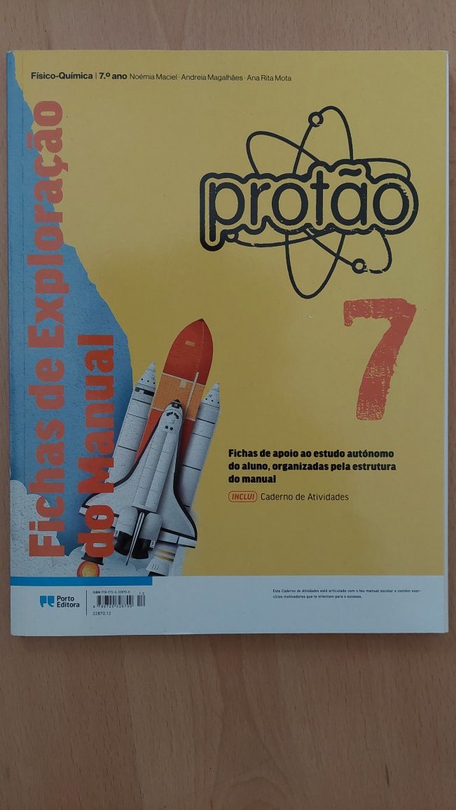 Caderno atividades Físico-química 7 ano Protão 7