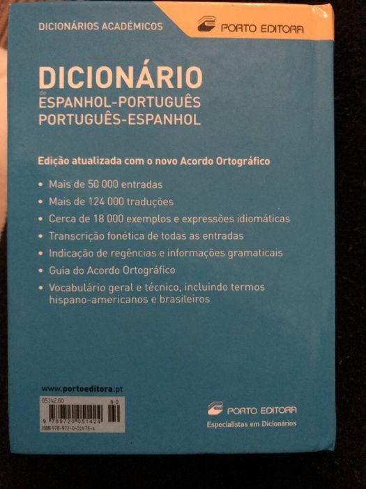 Dicionário Espanhol-Português Português-Espanhol