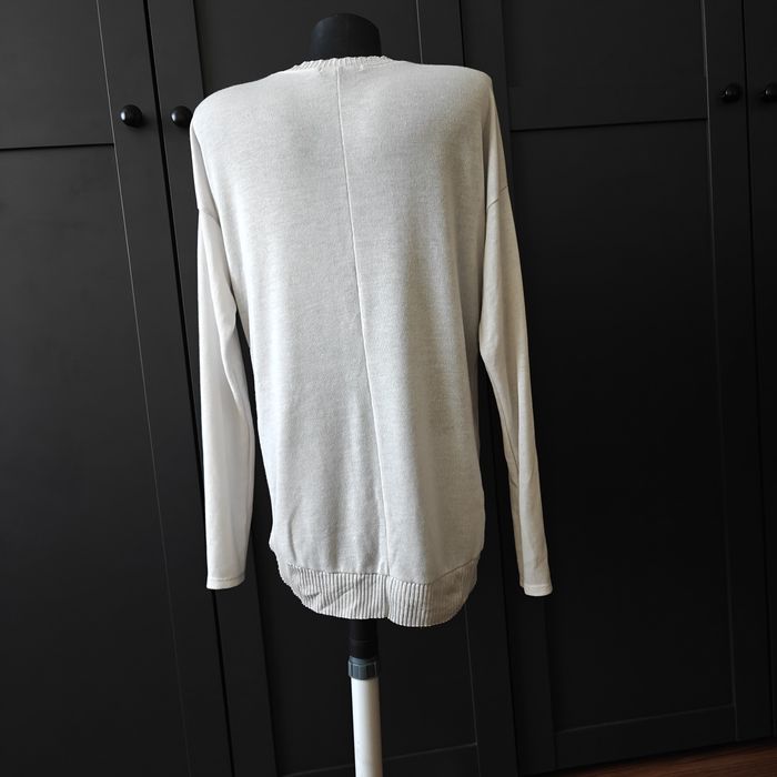 Sweterek sweter damski oversize delikatny wiskoza z cekinami M L