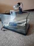 Akwarium 25l i lampa grzewcza