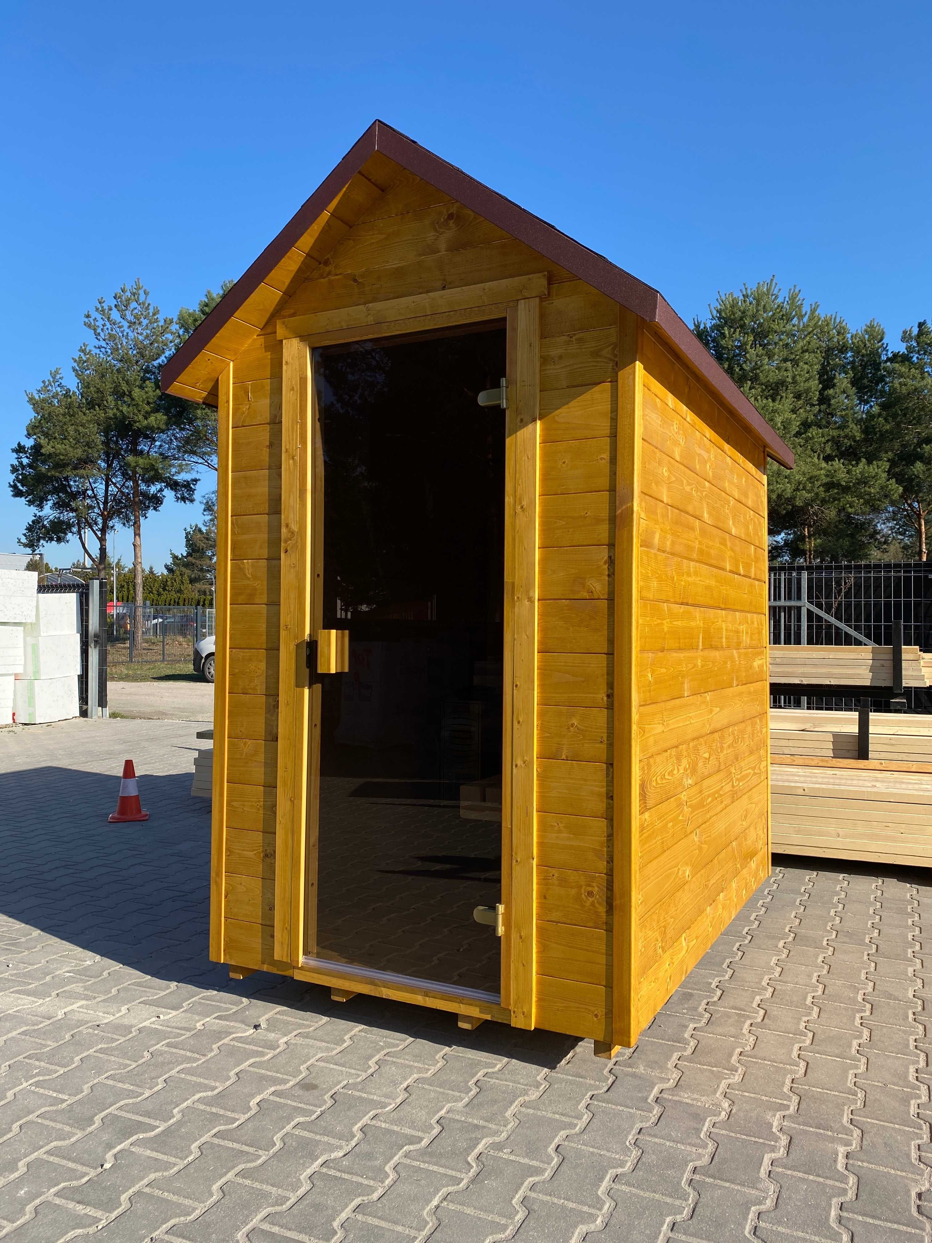 Sauna Sucha - Fińska - Ogrodowa - Zewnętrzna - 2 osobowa