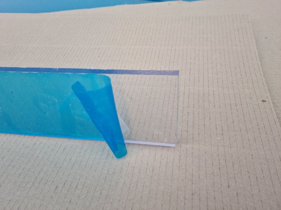 Poliwęglan lity 8mm przeżroczysty filtr UV