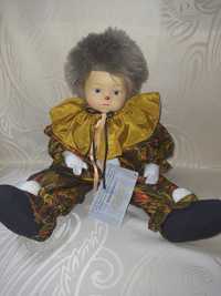 Фарфоровая кукла винтажный Клоун коллекционный Star Collection