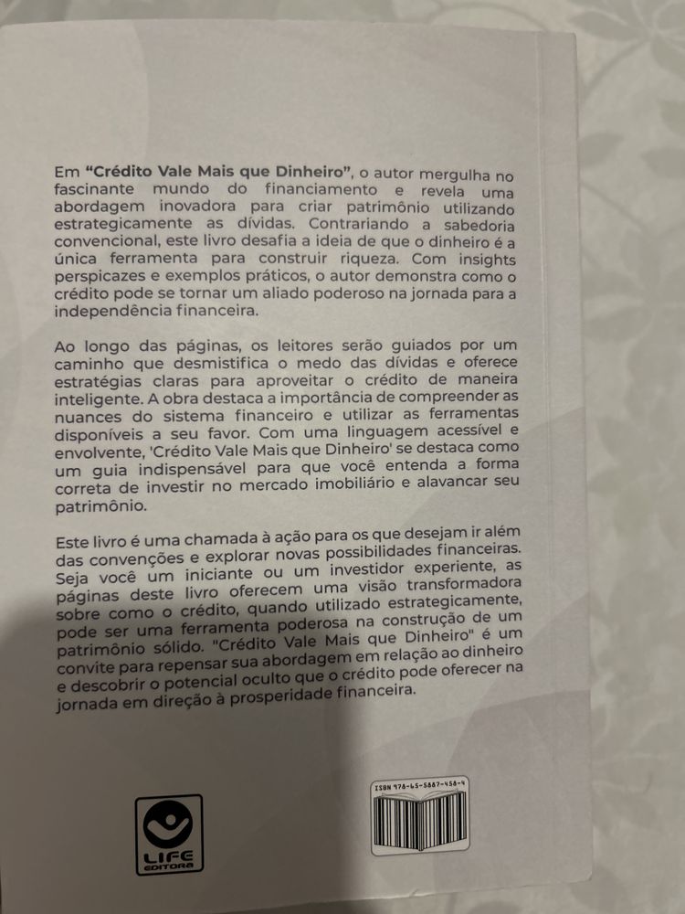 Credito vale mais que dinheiro