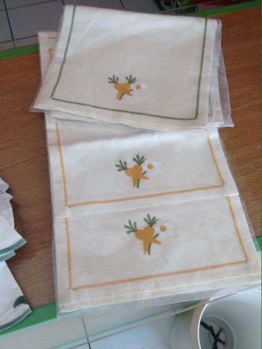 Naperons/enxoval novo