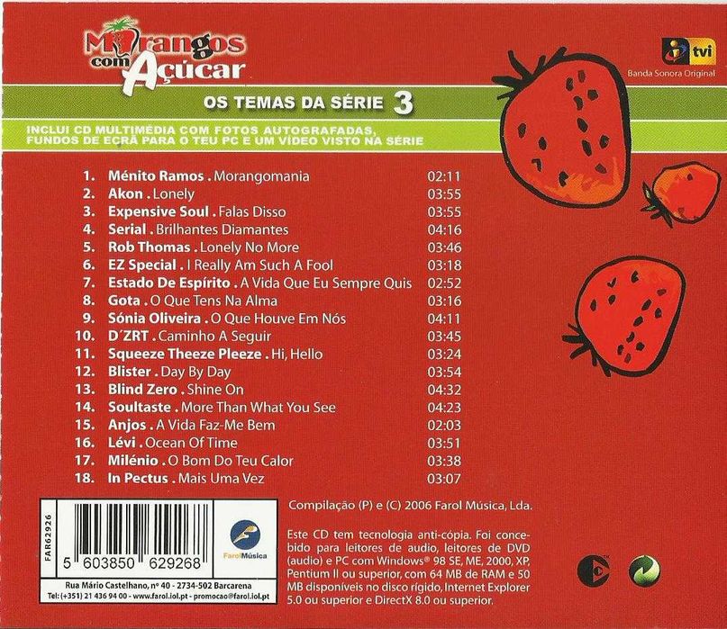 Morangos com Açúcar: Série 3 (2 CD)