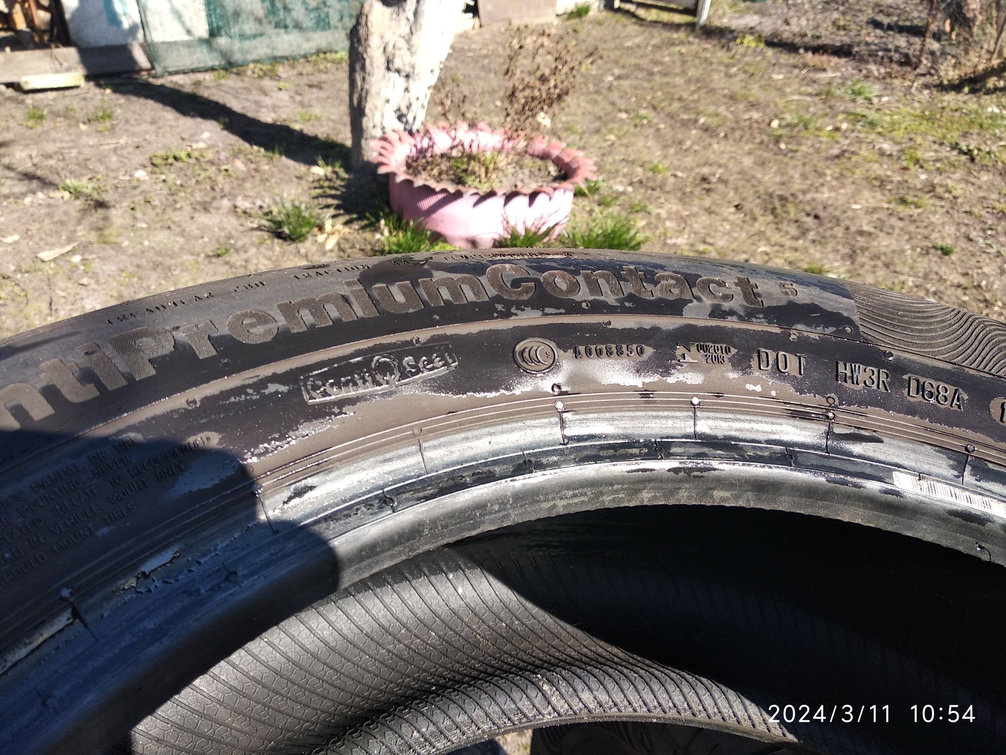 Резина летняя continental 215/55R17W