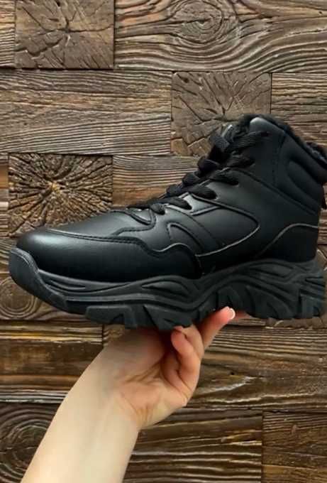 АКЦІЯ Черевики жіночі утеплені зимові з хутром 35 - 41 розмір