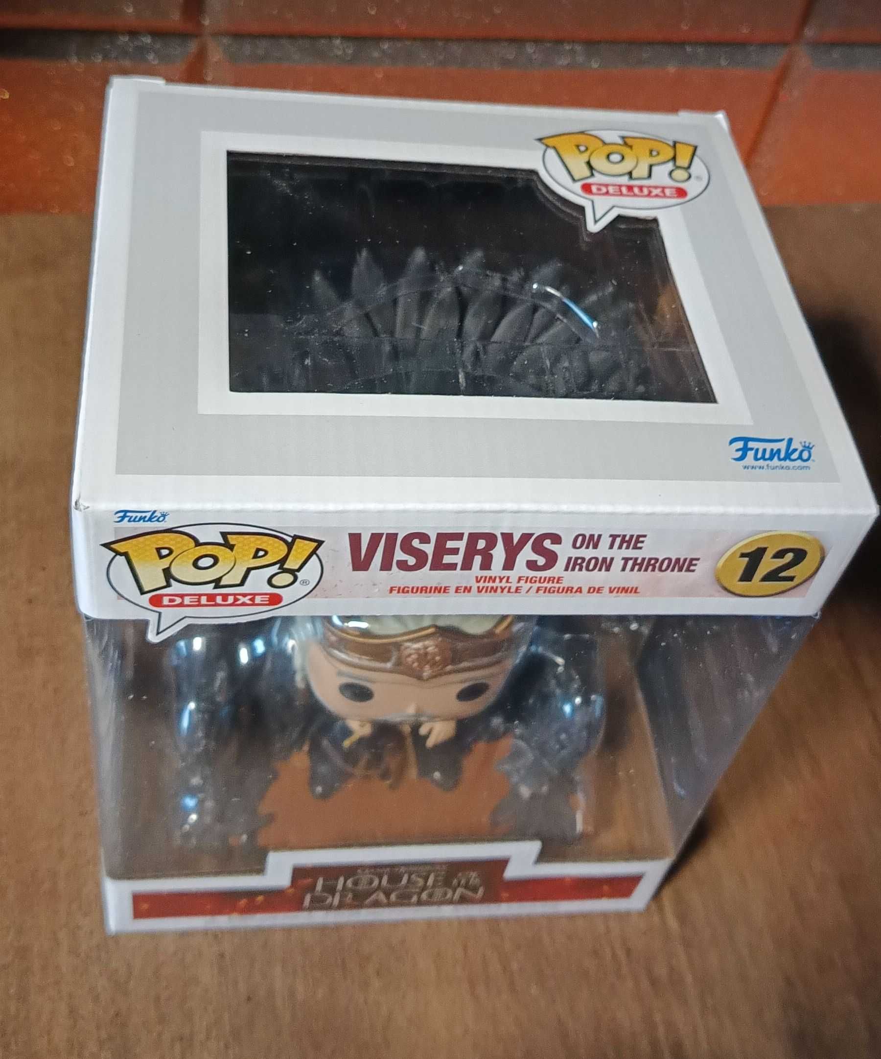 Figurka Funko Pop! 12 - Viserys on the Iron Throne - Ród Smoka (duża)