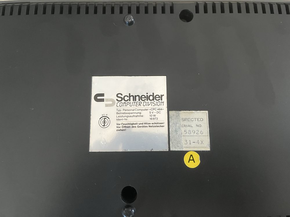 Komputer Amstrad SCHNEIDER CPC 464 - zestaw
