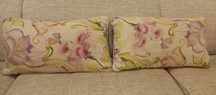 2 almofadas de linho Zara Home 50x30cm