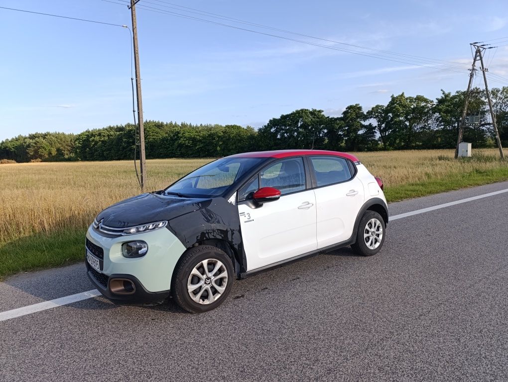 Citroen C3 benzyna 2020 r niski przebieg
