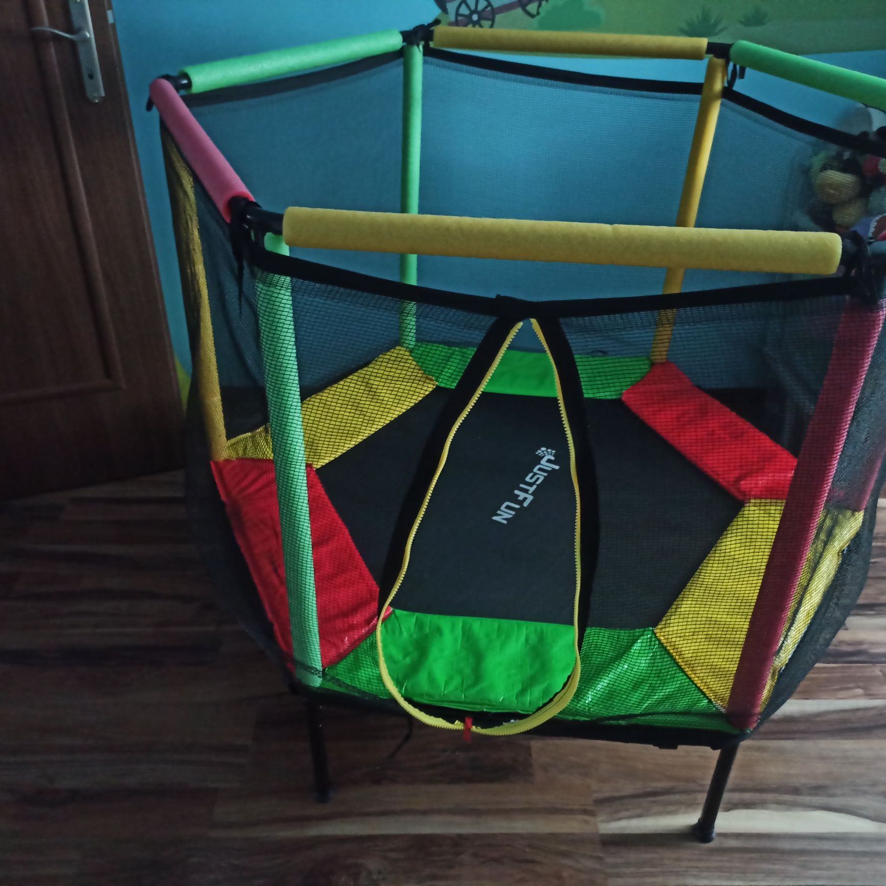 Trampolina "Kojec" 140cm Hexagonal COLORFULL JustFun