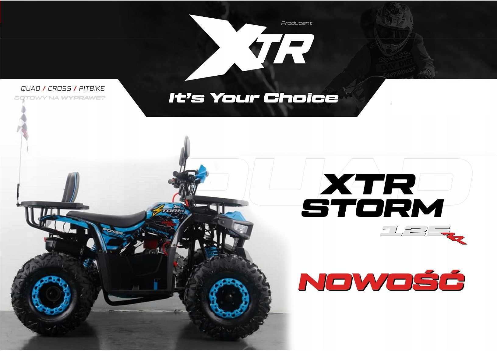 Quad XTR 125 cc STORM automat Białobrzegi spalinowy dostawa gratis