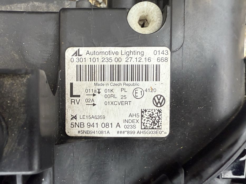 Фара Тігуан 2 ліва передня 5NB941081a Full led allspace левая передняя