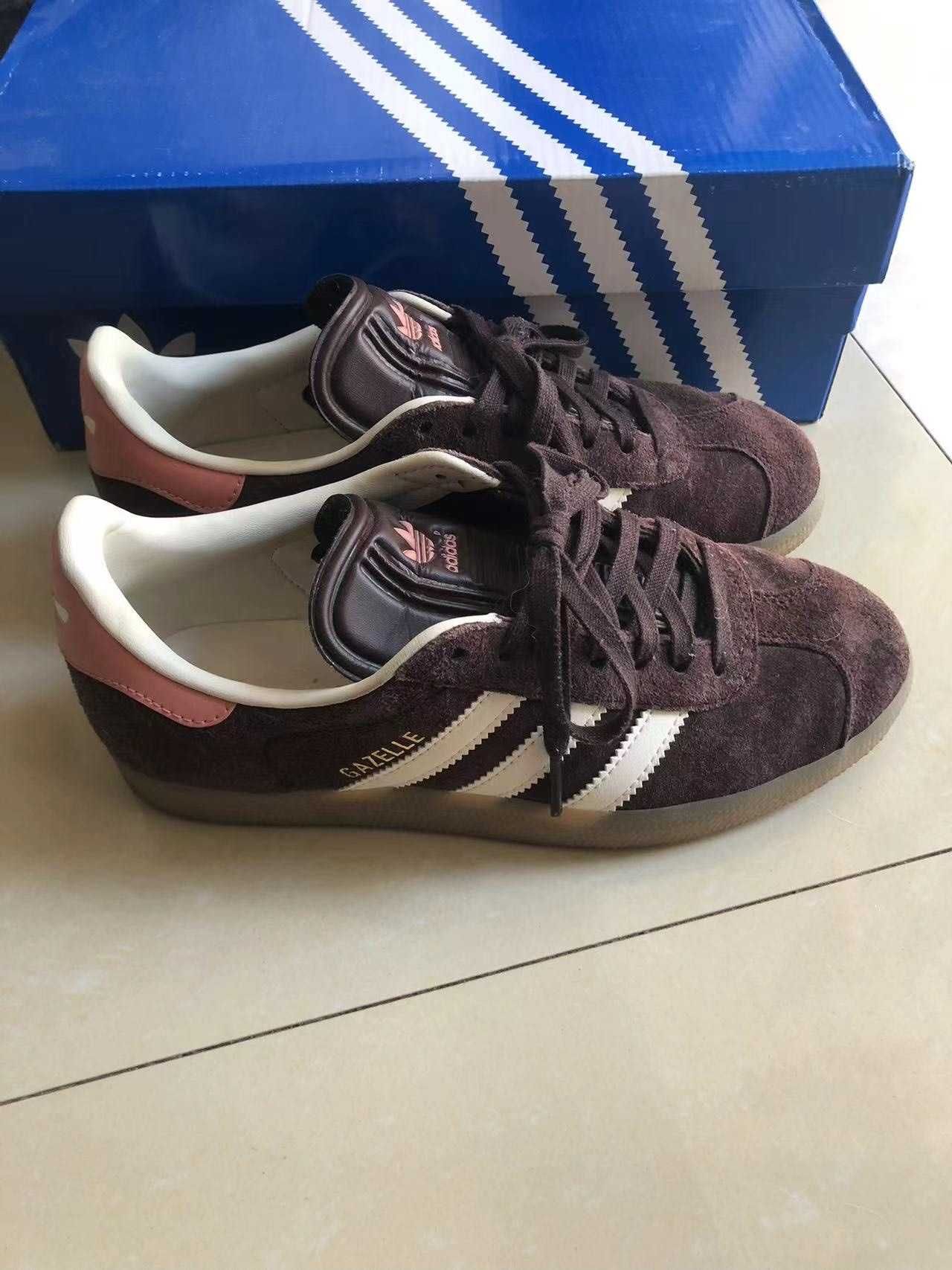 Adidas Gazelle różowo-brązowy, nowy z metką37