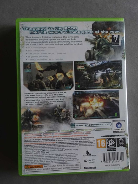 Jogo X-Box Xbox 360 - Ghost Recon 2 Advanced Warfighter
