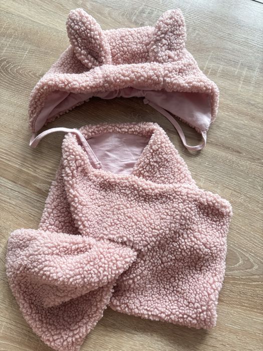 Czapka i szalik komplet zimowy