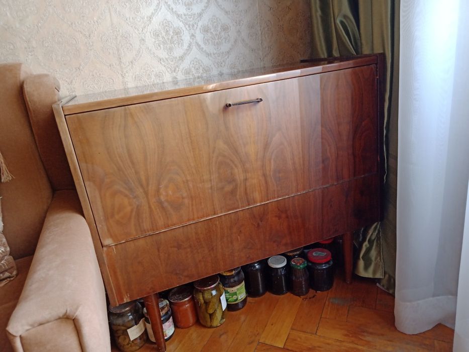 Тумба для белья, натуральное дерево