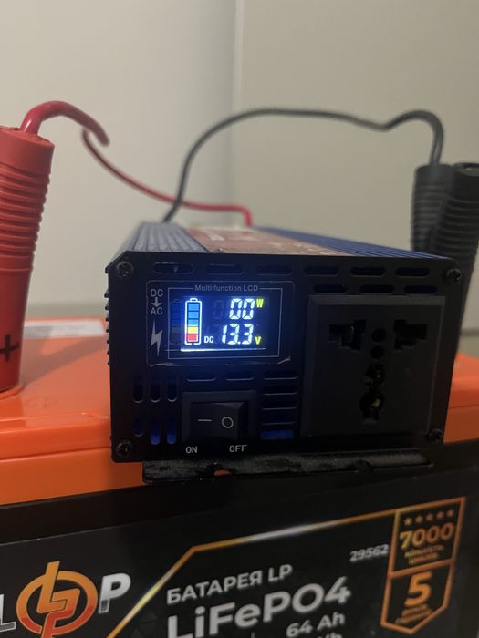 Logic Power аккумулятор lifepo4 64ah, інвертор 2200w