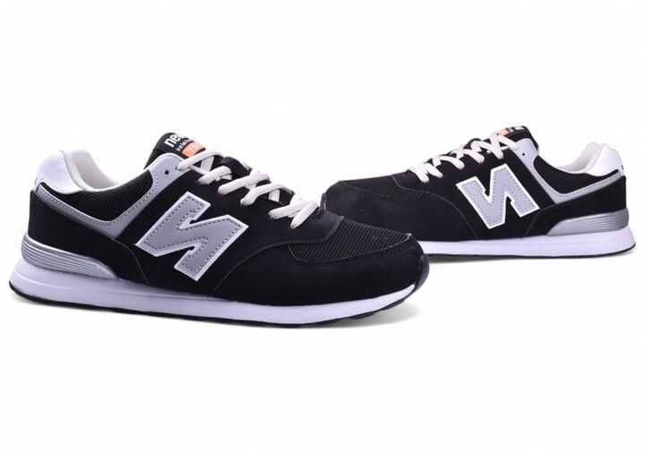 Buty Męskie Adidasy Sportowe Sneakersy Z Balance czarne siatka 22B-44